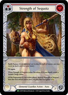 Strength of Sequoia (Red) [LGS078] (Promo)  Rainbow Foil-1