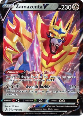 Zamazenta V (SWSH019) [Sword & Shield: Black Star Promos]-1