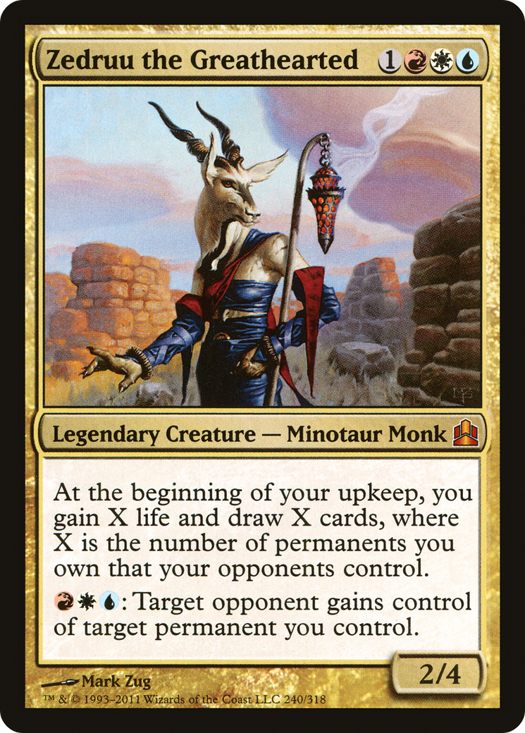 Zedruu the Greathearted (CMD-240) - Commander 2011-1