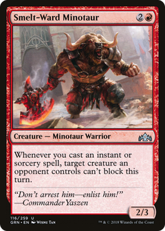 Smelt-Ward Minotaur [Guilds of Ravnica]-1