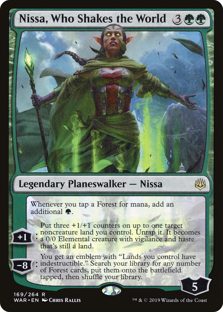 Nissa, Who Shakes the World [War of the Spark]-1