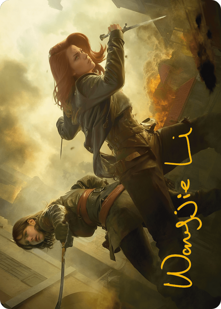 Mary Read and Anne Bonny Art Card (Gold-Stamped Signature) [Assassin's Creed Art Series]-1
