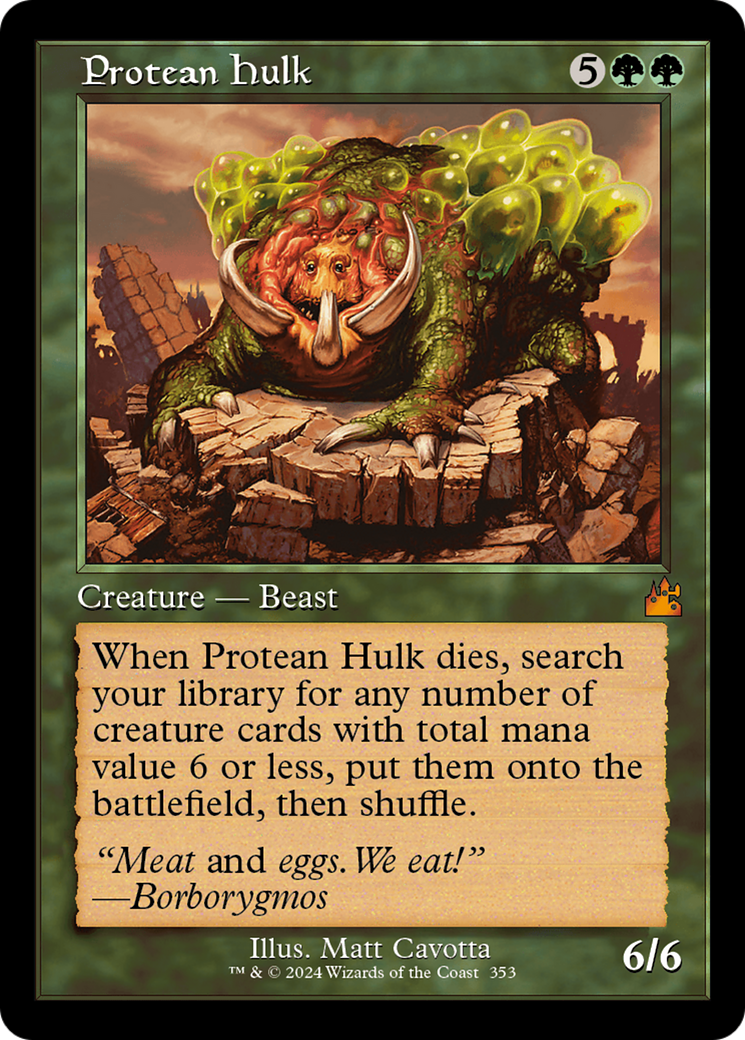 Protean Hulk (Retro Frame) [Ravnica Remastered]-1