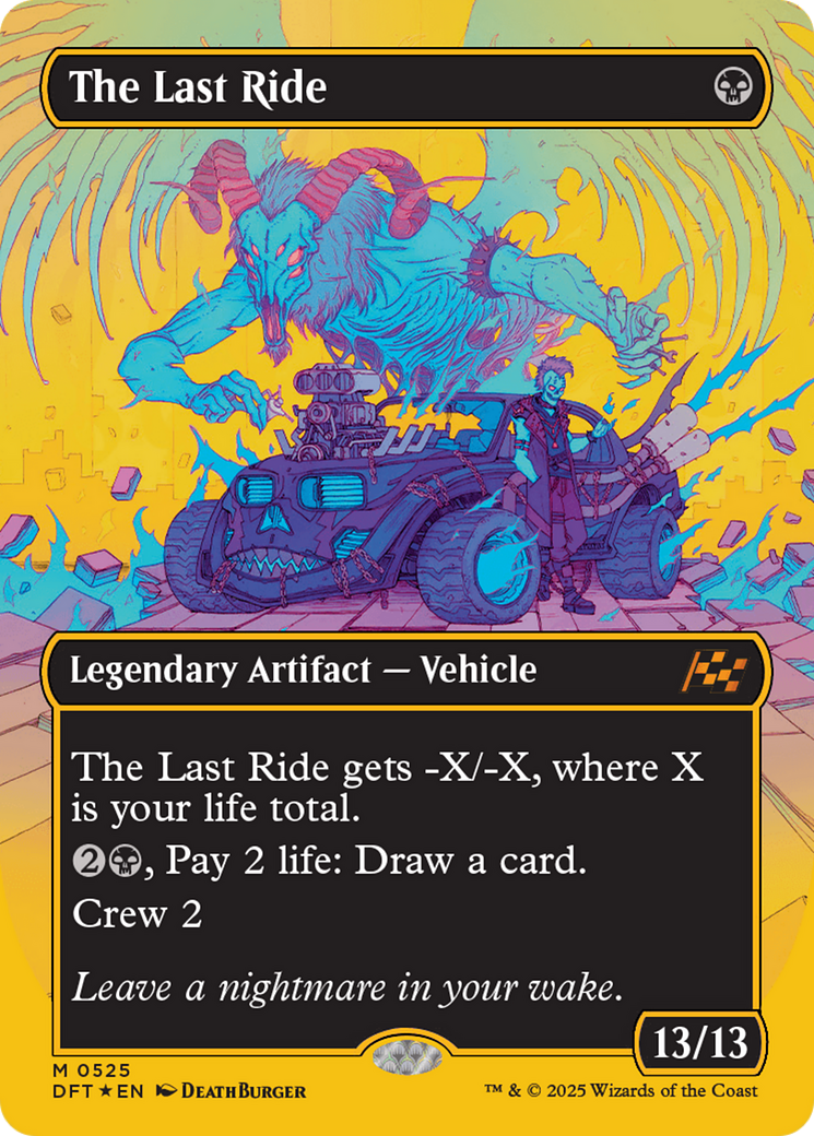 The Last Ride (Borderless) (First-Place Foil) [Aetherdrift]-1