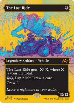 The Last Ride (Borderless) (First-Place Foil) [Aetherdrift]-1