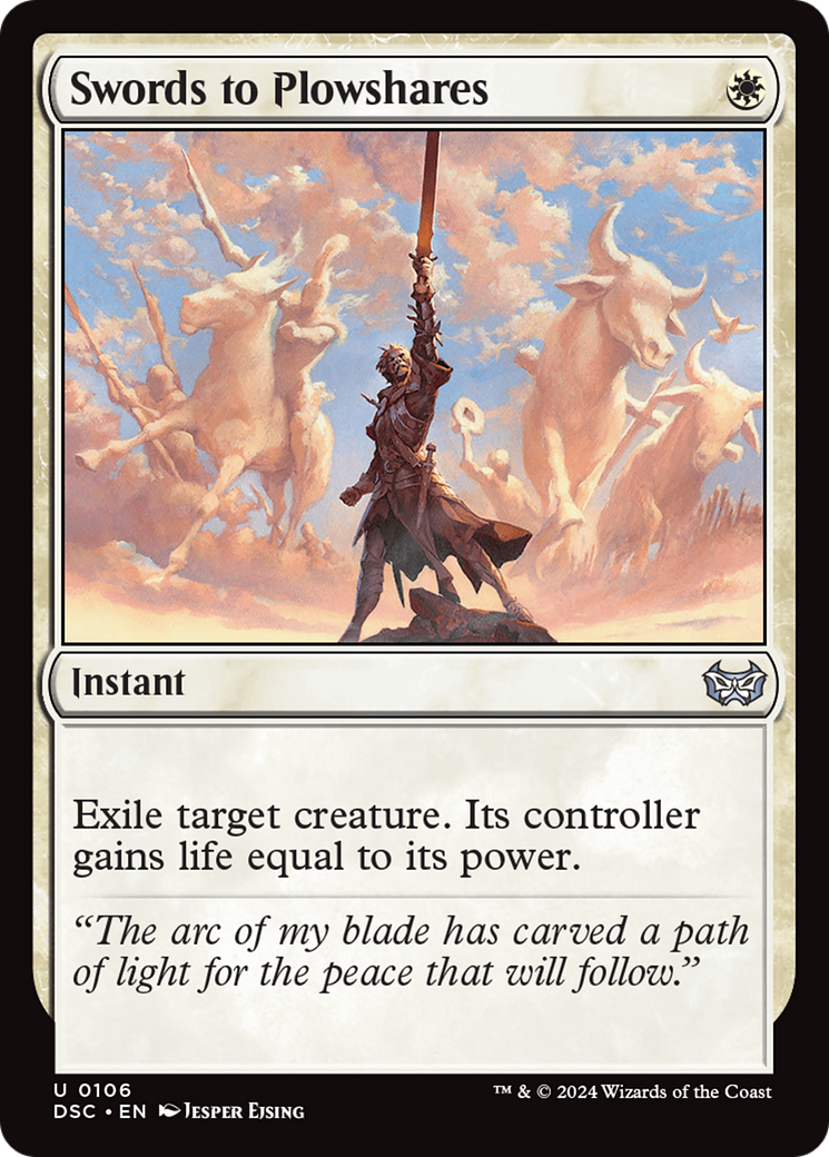 Swords to Plowshares [Duskmourn: House of Horror Commander]-1