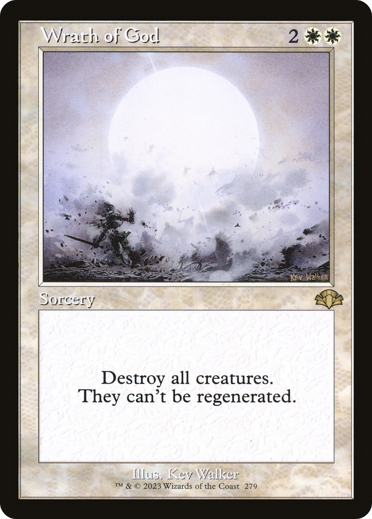 Wrath of God (Retro Frame) (DMR-279) - Dominaria Remastered Foil-1