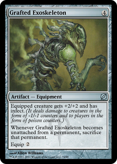 Grafted Exoskeleton (TD2-074) - Duel Decks: Mirrodin Pure vs. New Phyrexia-1