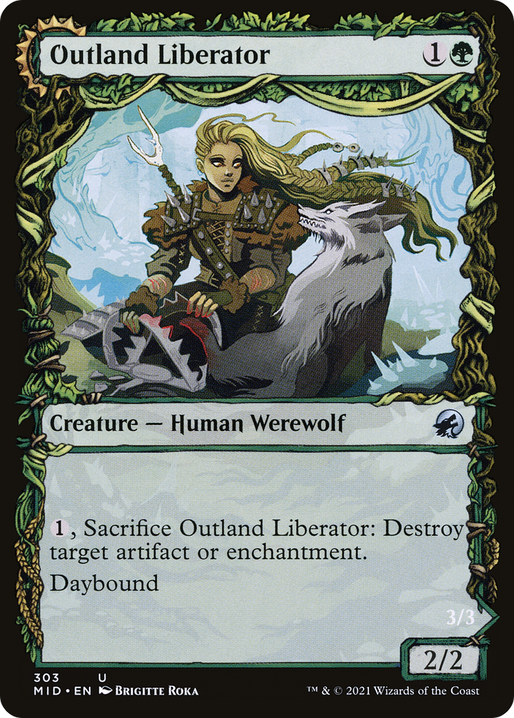 Outland Liberator // Frenzied Trapbreaker (Showcase Equinox) [Innistrad: Midnight Hunt]-3