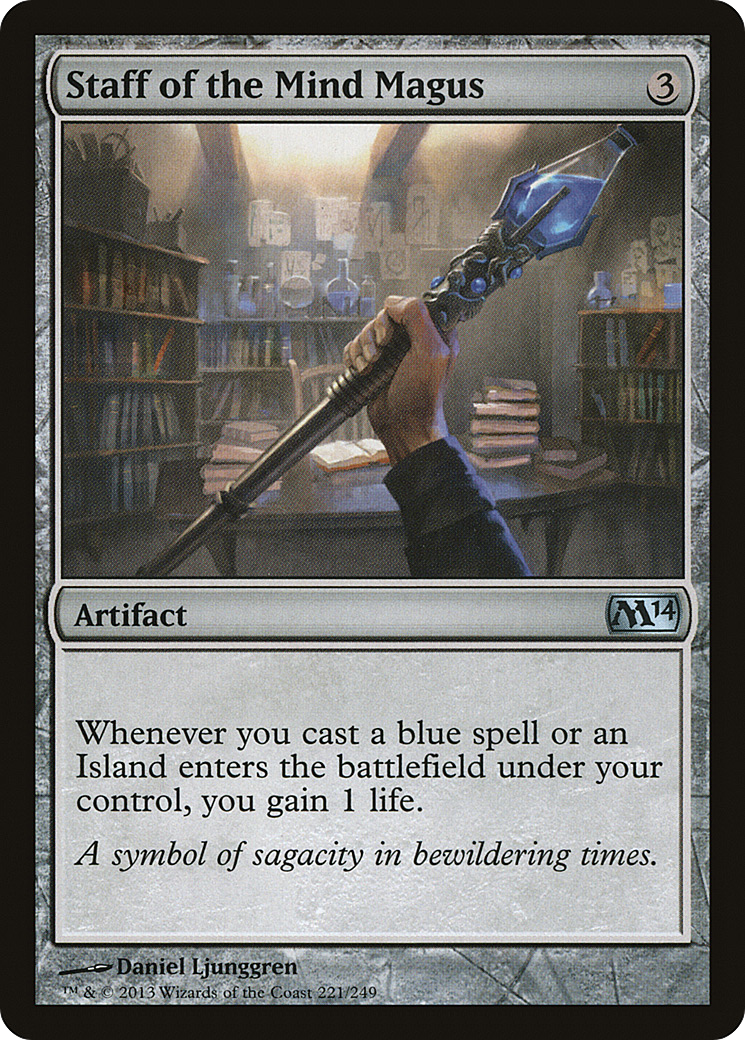 Staff of the Mind Magus [Magic 2014]-1