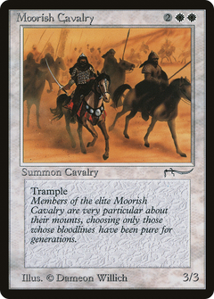 Moorish Cavalry (Dark Mana Cost) [Arabian Nights]-1