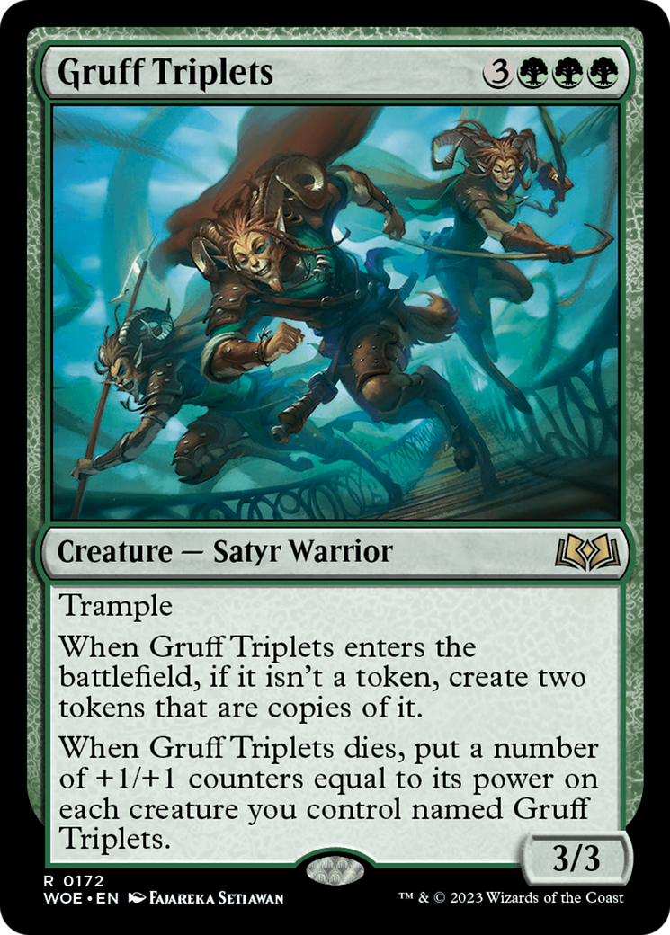 Gruff Triplets [Wilds of Eldraine]-1