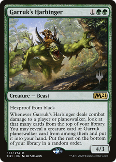 Garruk's Harbinger (Promo Pack) [Core Set 2021 Promos]-1