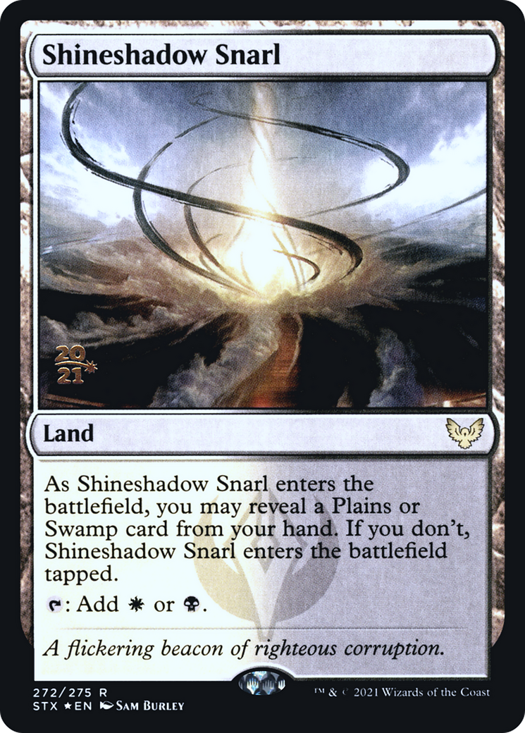 Shineshadow Snarl [Strixhaven: School of Mages Prerelease Promos]-1