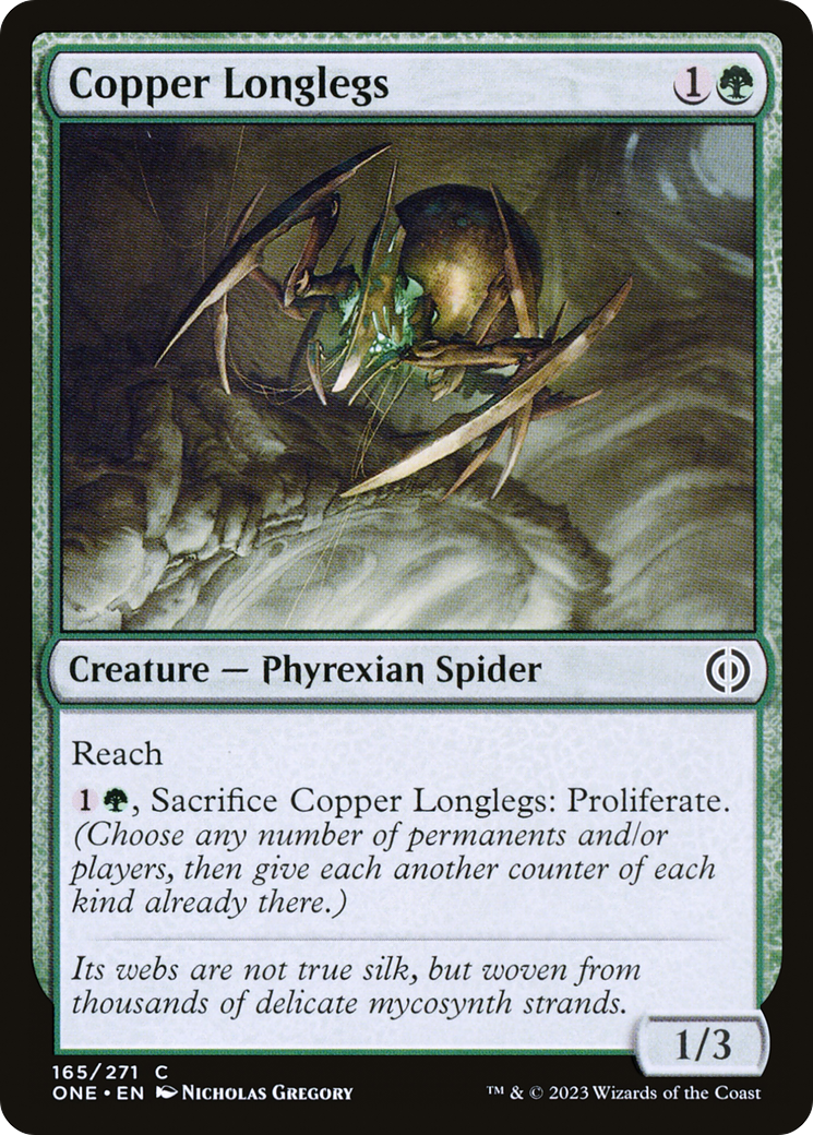 Copper Longlegs [Phyrexia: All Will Be One]-1