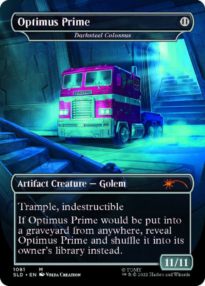 Darksteel Colossus - Optimus Prime (Borderless) [Secret Lair Drop Series]-2