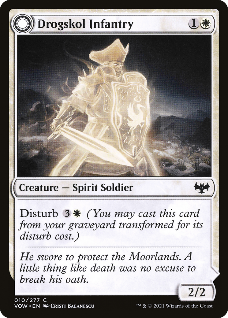 Drogskol Infantry // Drogskol Armaments [Innistrad: Crimson Vow]-4
