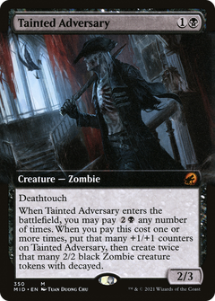 Tainted Adversary (Extended Art) [Innistrad: Midnight Hunt]-1