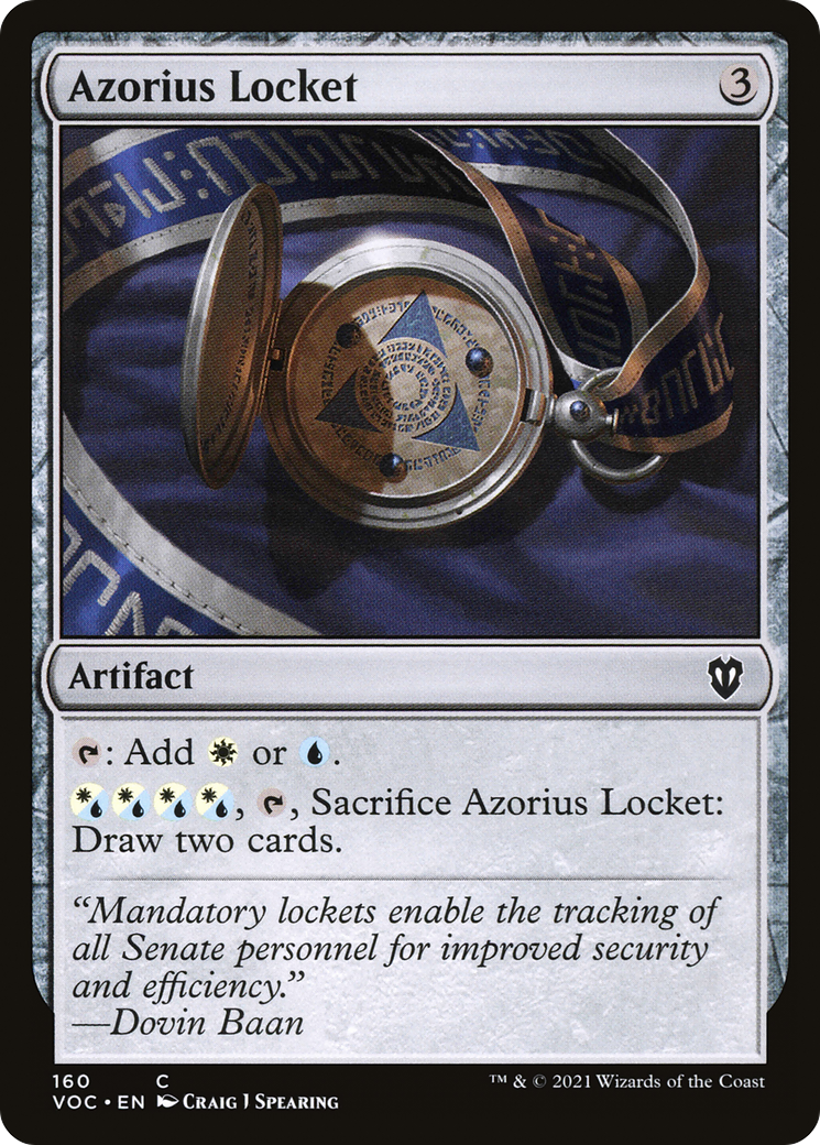 Azorius Locket [Innistrad: Crimson Vow Commander]-1