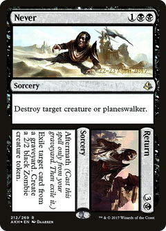 Never // Return [Amonkhet Prerelease Promos]-1