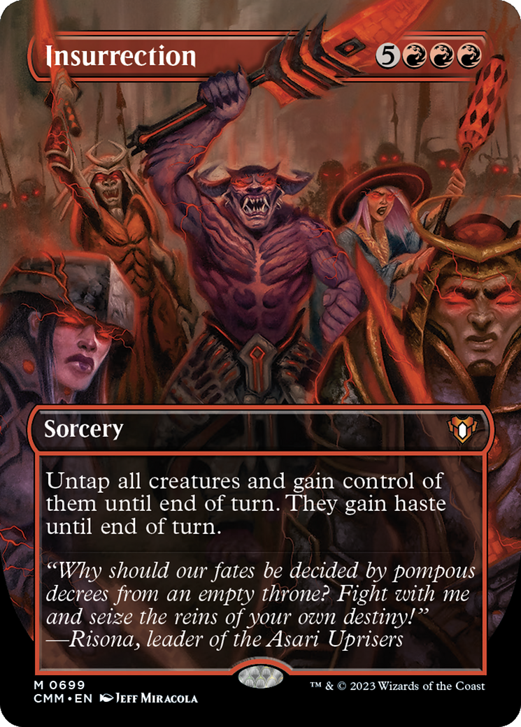 Insurrection (Borderless Alternate Art) [Commander Masters]-1
