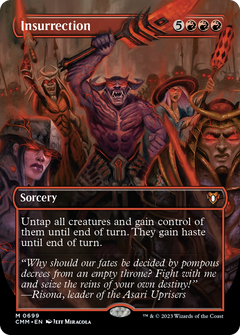 Insurrection (Borderless Alternate Art) [Commander Masters]-1