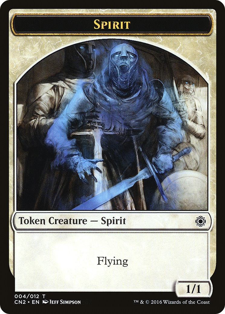 Spirit Token [Conspiracy: Take the Crown Tokens]-1