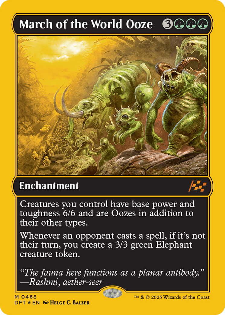 March of the World Ooze (First-Place Foil) [Aetherdrift]-1
