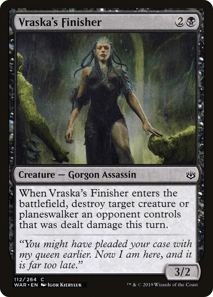 Vraska's Finisher (WAR-112) - War of the Spark-1