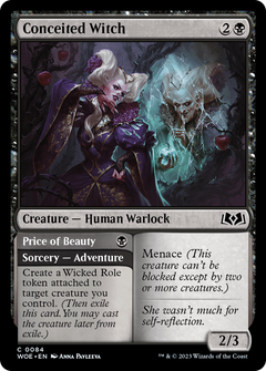 Conceited Witch // Price of Beauty [Wilds of Eldraine]-1