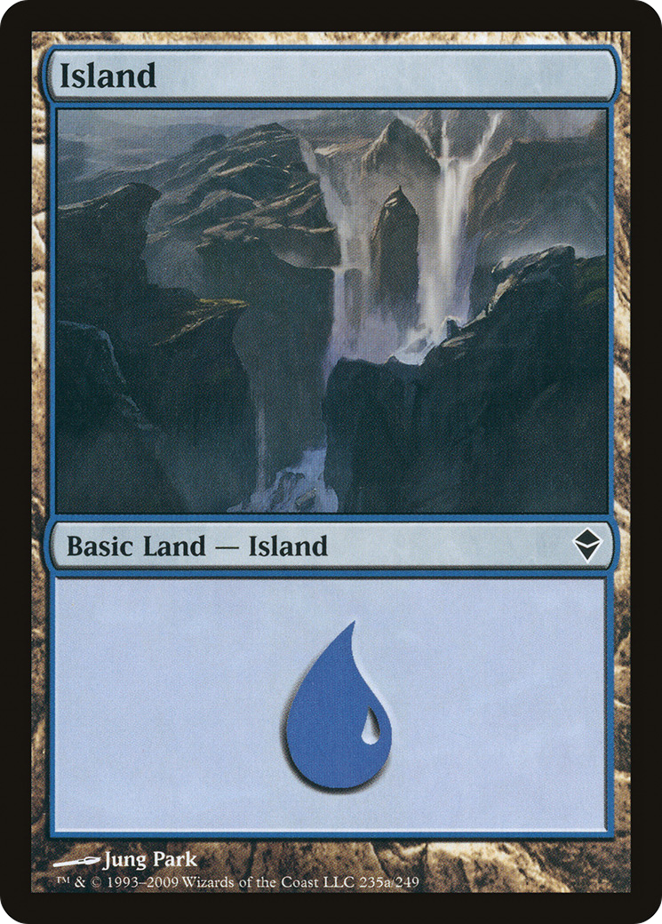 Island (235a) [Zendikar]-1