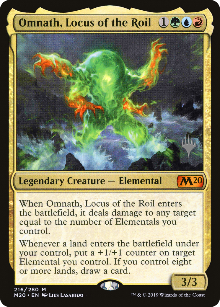 Omnath, Locus of the Roil (Promo Pack) [Core Set 2020 Promos]-1