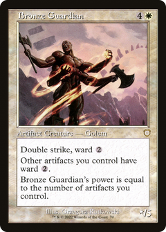 Bronze Guardian (Retro) [The Brothers' War Commander]-1