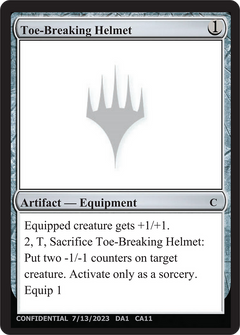 Toe-Breaking Helmet (UNK-CA11) - Unknown Event-1