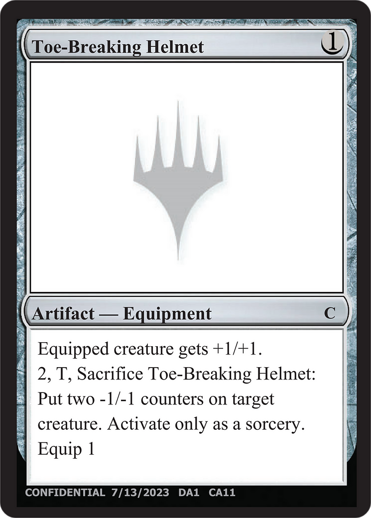 Toe-Breaking Helmet (UNK-CA11) - Unknown Event-1