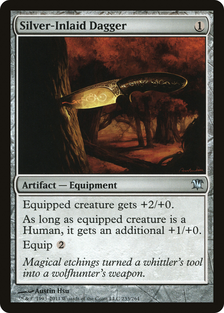 Silver-Inlaid Dagger [Innistrad]-1