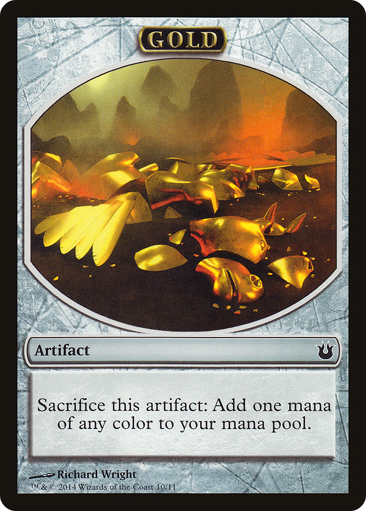 Gold Token [Born of the Gods Tokens]-1