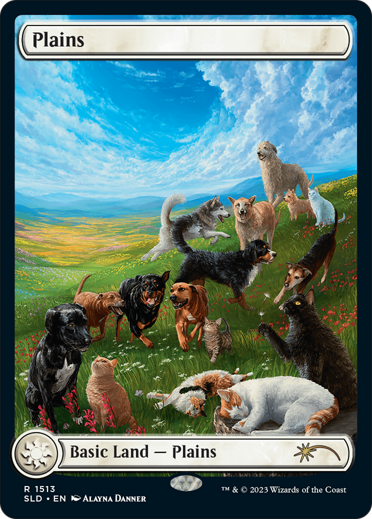 Plains (1513) [Secret Lair Commander Deck: Raining Cats and Dogs]-1