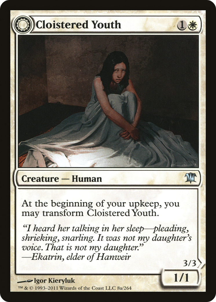 Cloistered Youth // Unholy Fiend [Innistrad]-3