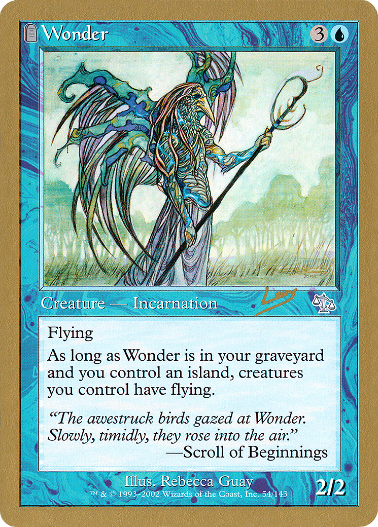 Wonder - 2002 Raphael Levy (JUD) (WCD-) - World Championship Decks 2002: (tombstone)-1