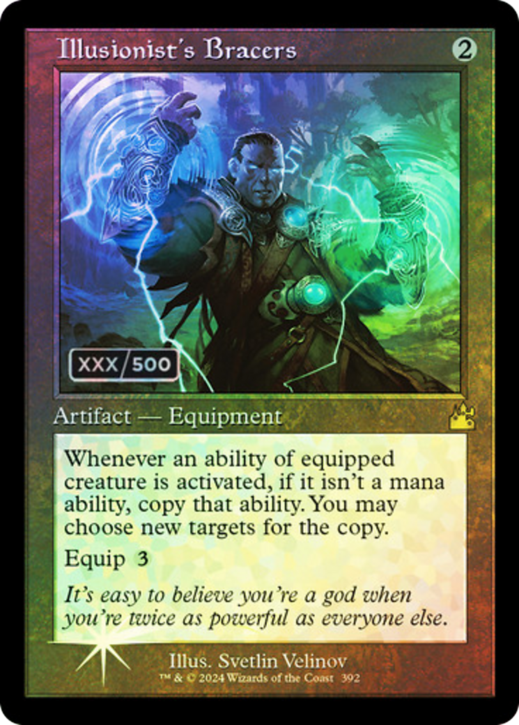 Illusionist's Bracers (Retro) (Serialized) [Ravnica Remastered]-1