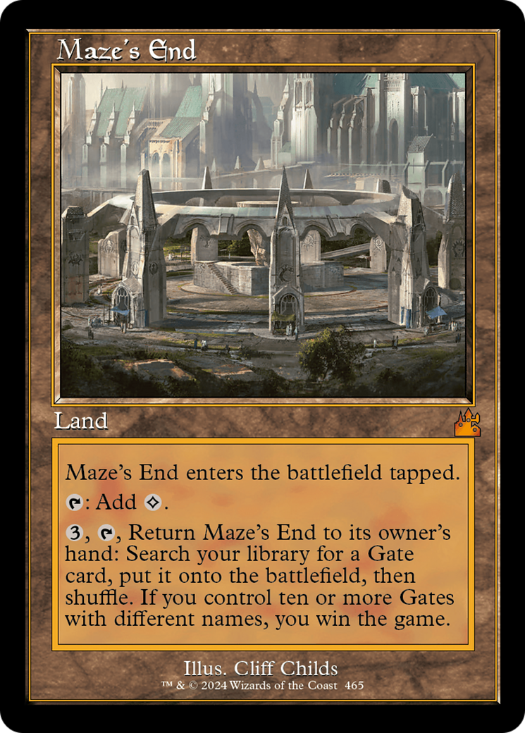 Maze's End (Retro Frame) [Ravnica Remastered]-1