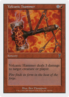 Volcanic Hammer (7ED-226) - 7th Edition Foil-1