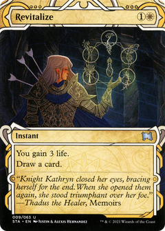 Revitalize (STA-009) - Strixhaven Mystical Archive: (Showcase) (Borderless) Etched Foil-1