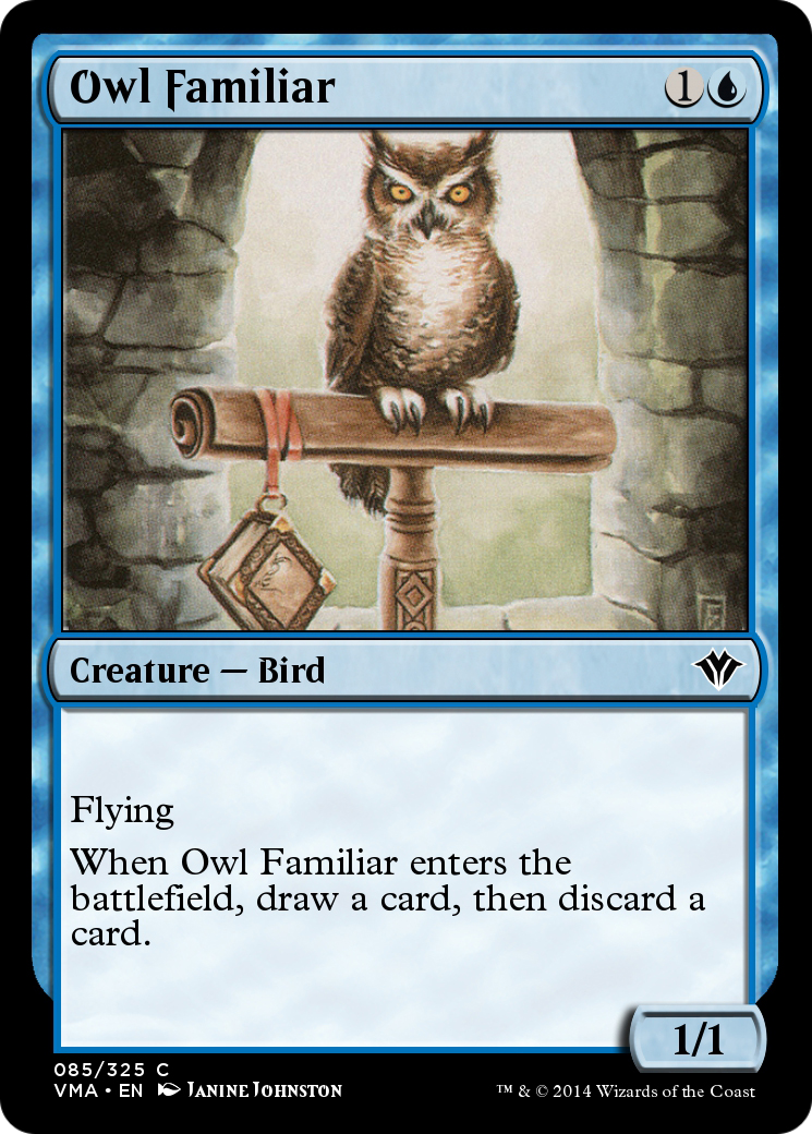 Owl Familiar (VMA-085) - Vintage Masters Foil-1