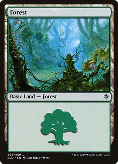 Forest (266) [Throne of Eldraine]-1