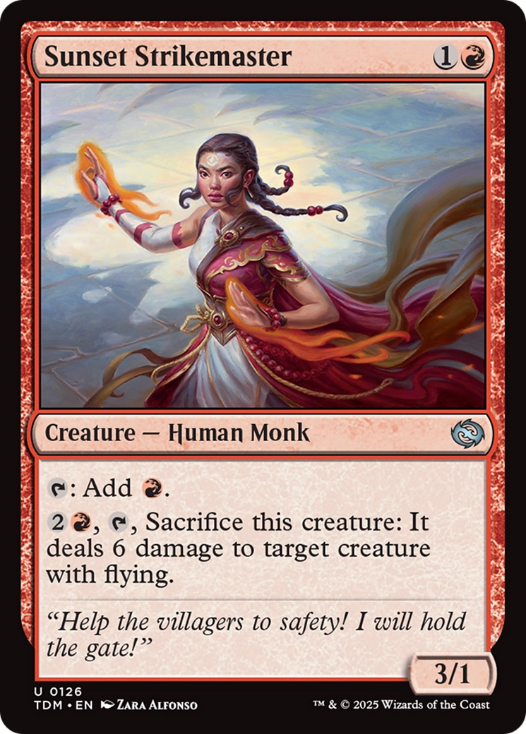 Sunset Strikemaster [Tarkir: Dragonstorm]-1