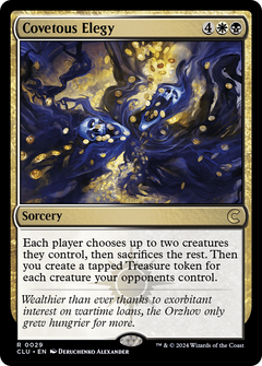Covetous Elegy [Ravnica: Clue Edition]-1