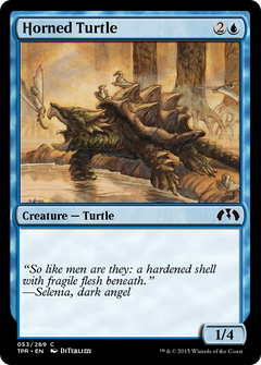 Horned Turtle (TPR-053) - Tempest Remastered Foil-1