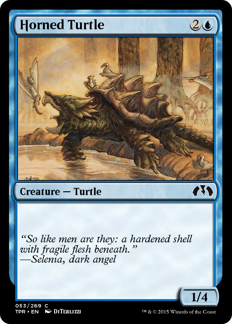 Horned Turtle (TPR-053) - Tempest Remastered Foil-1
